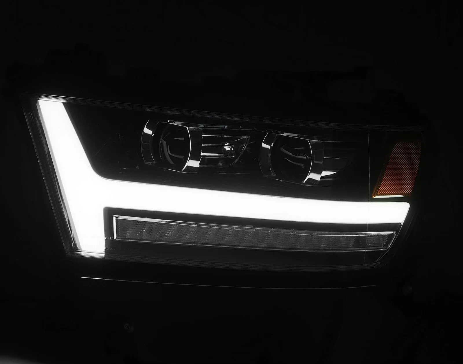 Фары Pro Black для Ram 1500 Tradesman & Big Horn 2019–2023, AlphaRex — фото 4