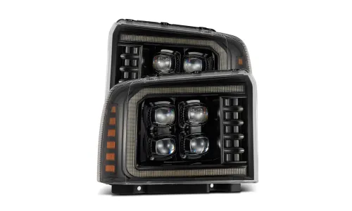 Фары проекторные Alpha-Black Nova для Ford F-250/350/450 2005–2007, AlphaRex — фото 2