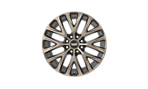 Колёсный диск 24×9 для Cadillac Escalade IQ / IQL, тёмно-серый с бронзой, GM — фото 1