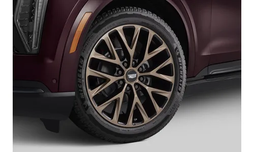 Колёсный диск 24×9 для Cadillac Escalade IQ / IQL, тёмно-серый с бронзой, GM — фото 4