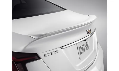 Задний спойлер для Cadillac CT5 I, белый перламутр Crystal White, GM — фото 1