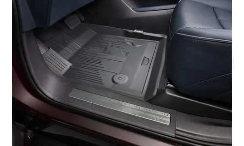 Объёмные коврики 1–3-го рядов для Cadillac Escalade IQL, чёрный Backen Black, Executive Seating, GM — фото 1