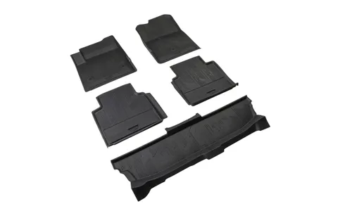 Объёмные коврики 1–3-го рядов для Cadillac Escalade IQL, чёрный Backen Black, Executive Seating, GM — фото 2