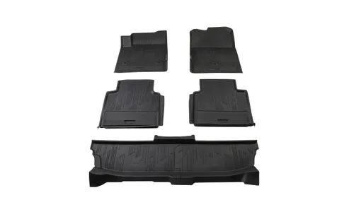 Объёмные коврики 1–3-го рядов для Cadillac Escalade IQL, чёрный Backen Black, Executive Seating, GM — фото 3