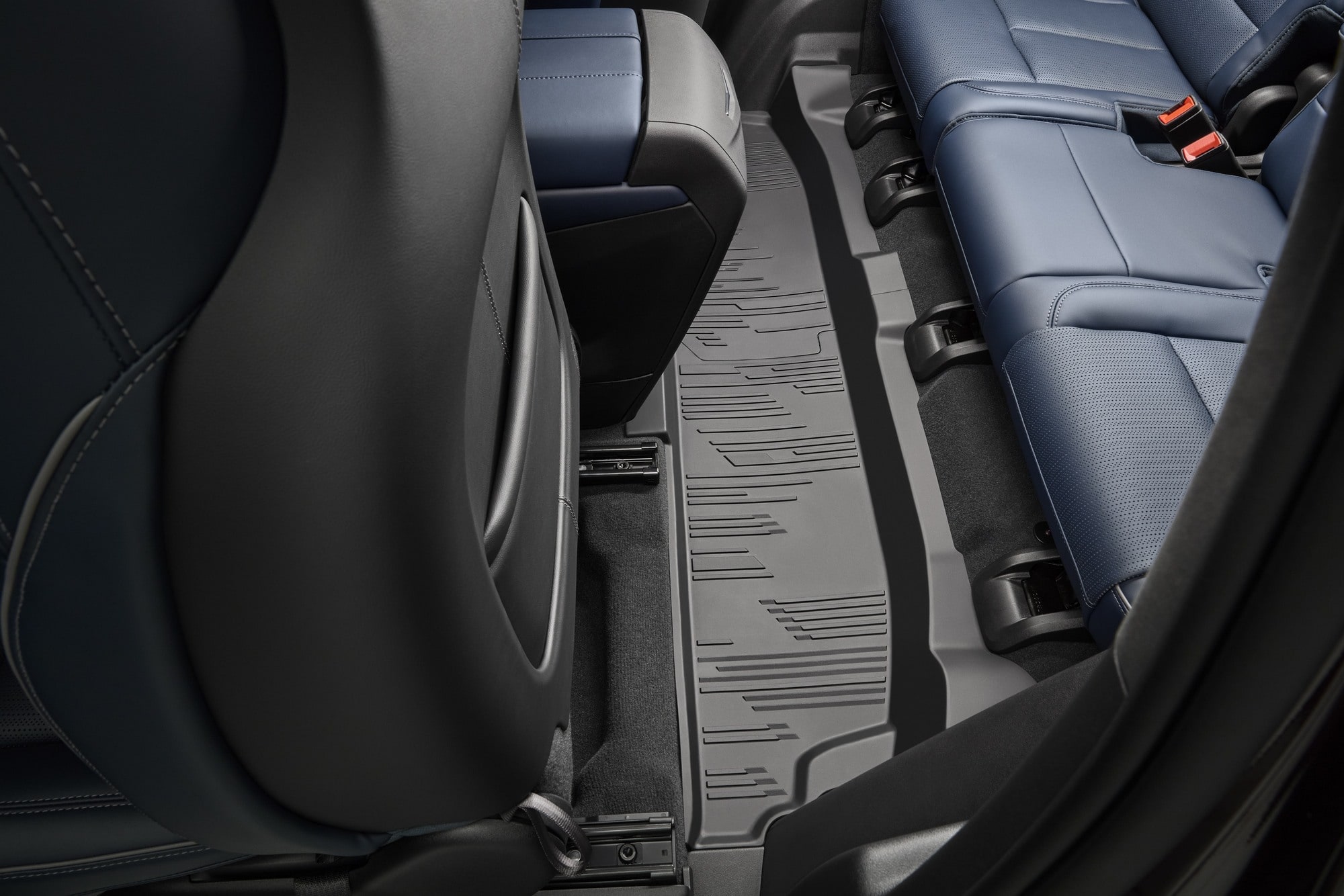 Объёмные коврики 1–3-го рядов для Cadillac Escalade IQL, чёрный Backen Black, Executive Seating, GM — фото 5