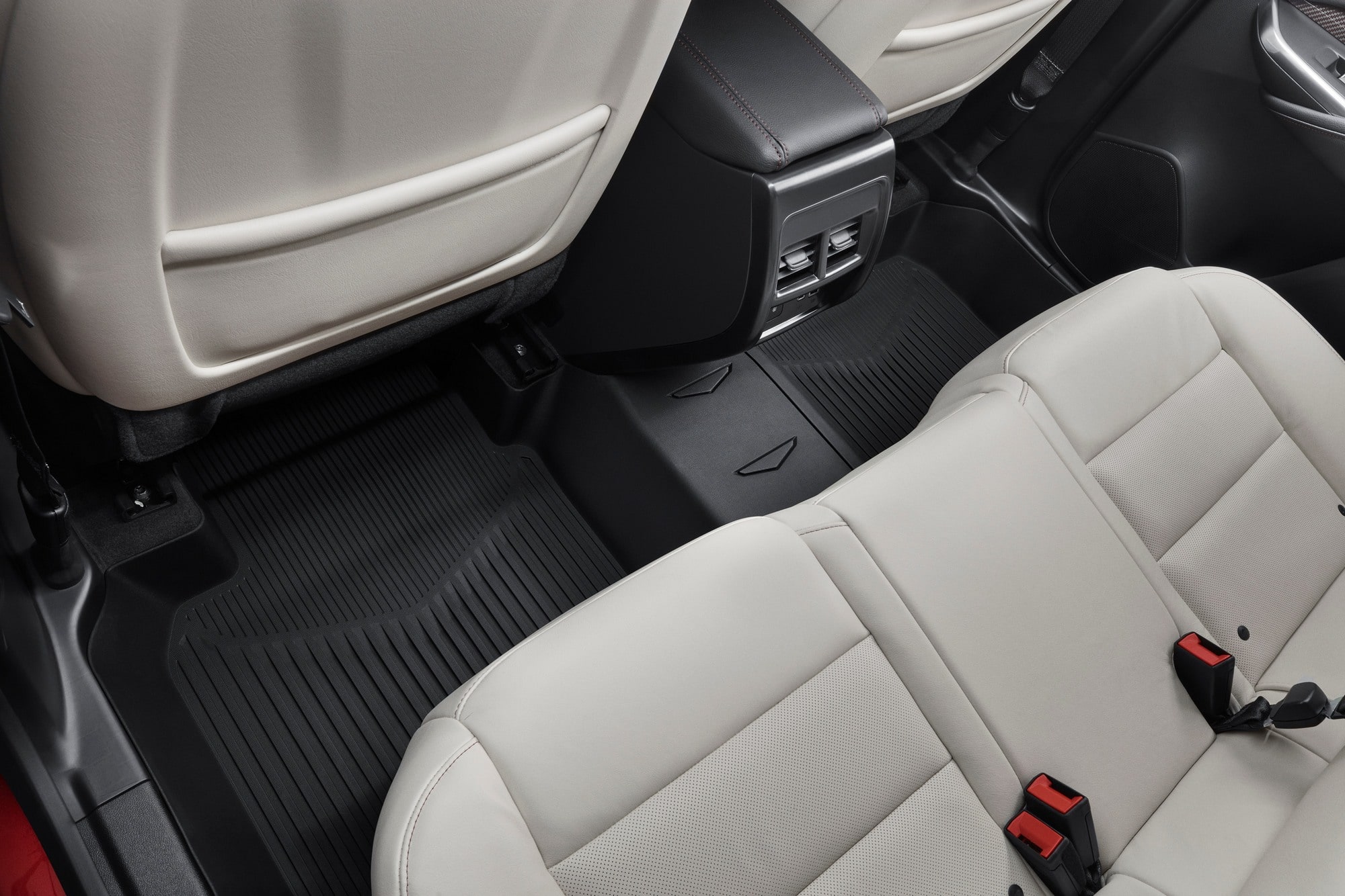 Объёмные коврики 1–2-го рядов для Cadillac XT4 I, чёрный Jet Black, GM — фото 3