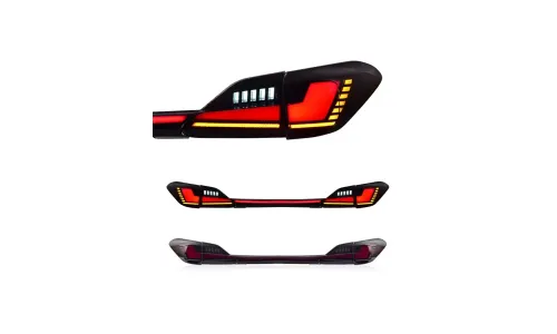 Задние LED-фонари динамический поворотник сквозные для Lexus RX (2009-2015), комплект, комплект, FT Carlight Carlight — фото 6