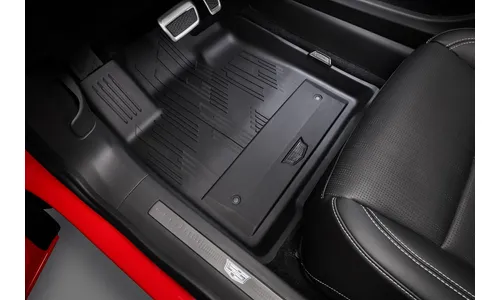 Объёмные коврики 1–2-го рядов для Cadillac OPTIQ I, чёрный Backen Black, GM — фото 1