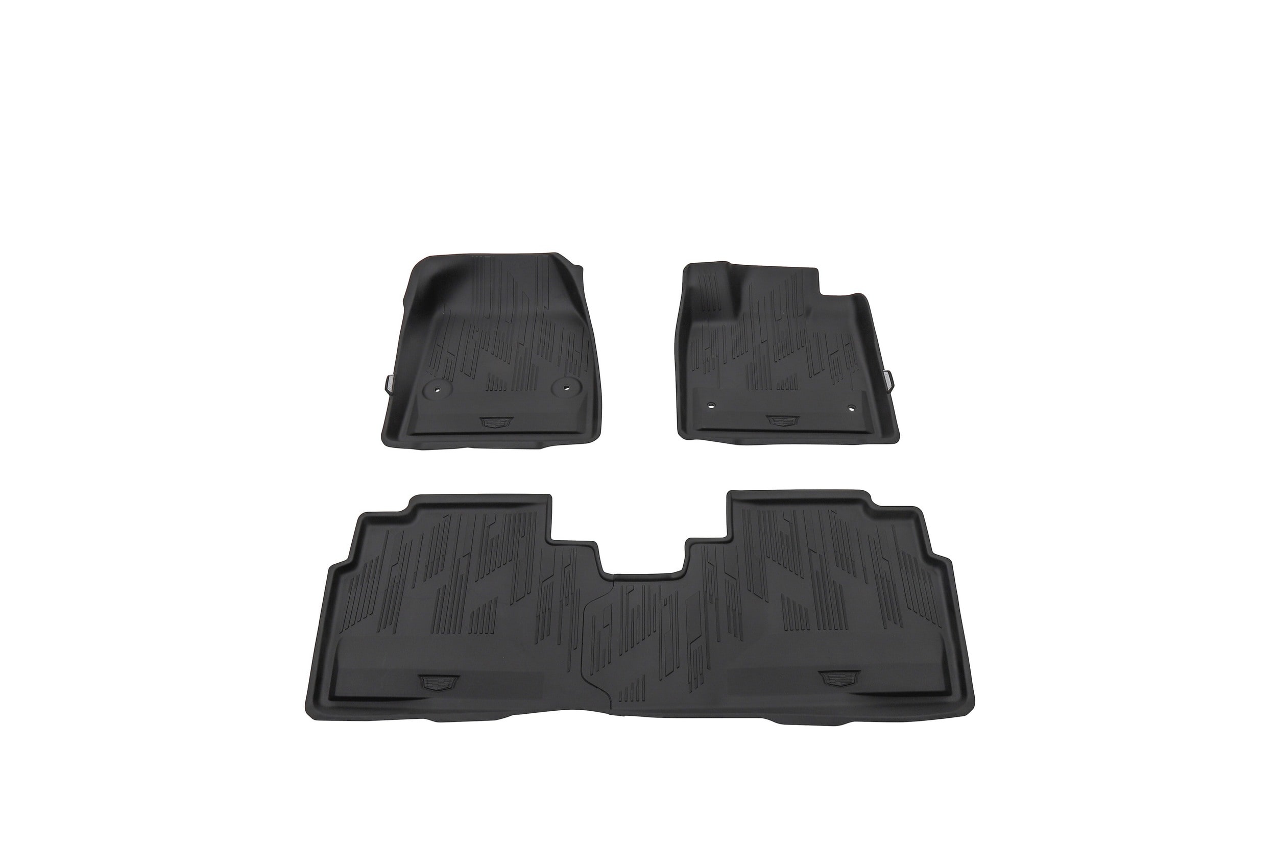 Объёмные коврики 1–2-го рядов для Cadillac OPTIQ I, чёрный Backen Black, GM — фото 3