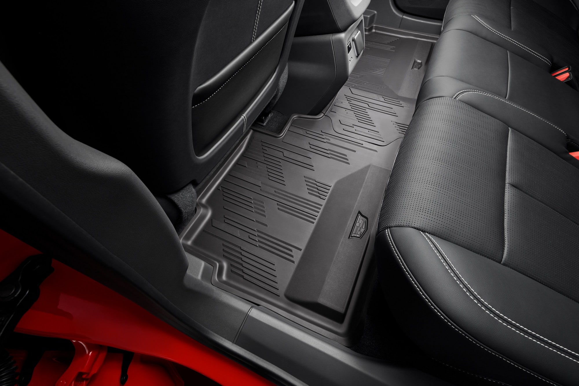 Объёмные коврики 1–2-го рядов для Cadillac OPTIQ I, чёрный Backen Black, GM — фото 5