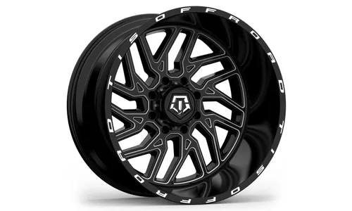 Диск колесный R20x9 TIS Wheels 544 2.0 Gloss Black Wheels with Milled Accents 20x9 Глянцевый черный TIS — фото 1