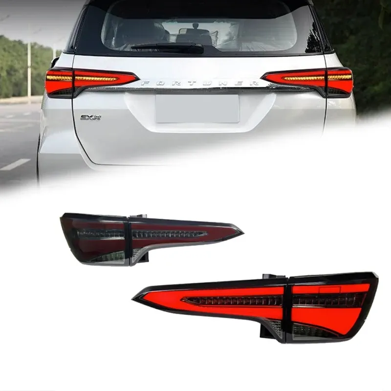 Задние LED-фонари динамический поворотник для Toyota Fortuner (2016-2021), комплект, комплект, FT Carlight Carlight — фото 1