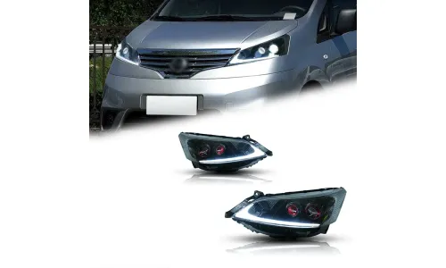 Фары Full LED проектор ДХО для Nissan NV200 (2010-2018), комплект, комплект, FT Carlight Carlight — фото 1