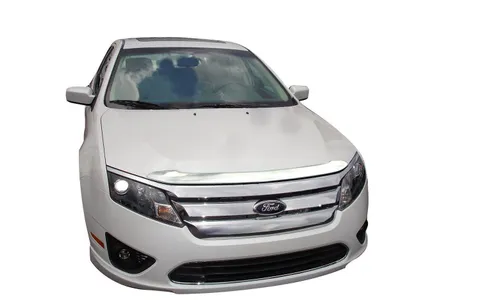 Дефлектор капота AVS для 2010-2012 Ford Mondeo, накладка Aeroskin, хром — фото 1