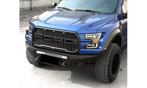 Фары проекторные Pro Series Black для Ford F-150 XL/XLT 2015–2017, AlphaRex — фото 4
