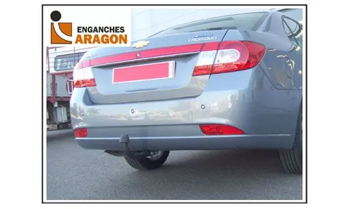ТСУ для CHEVROLET Epica 2006-2010, Тип шара: Горизонтальный, условно-съемный (лебединая шея) (A) / Шевроле Эпика — фото 1