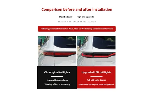 Задние LED-фонари динамический поворотник сквозные для Toyota Harrier (2022-2026), комплект, комплект, FT Carlight Carlight — фото 7