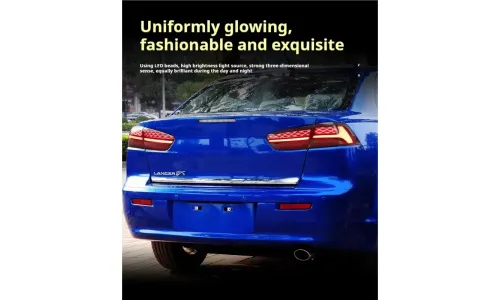 Задние LED-фонари динамический поворотник для Mitsubishi Lancer (2009-2018), комплект, комплект, FT Carlight Carlight — фото 4
