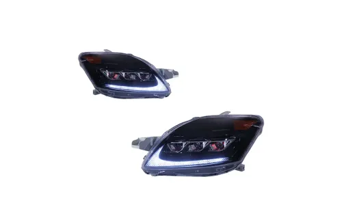 Фары передние LED с ходовыми огнями для Toyota Vios (2008-2013), комплект, комплект, FT Carlight Carlight — фото 6