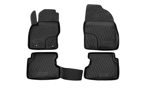 Коврики в салон подходит для FORD Focus (II, IIr), 2004-2011, 4 шт. (Повышенная устойчивость, повышенная износостойкость) / Форд Фокус — фото 1