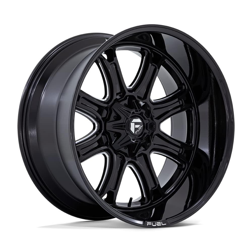 Диск колесный R20x9 Darkstar Глянцевый Черный Fuel Off-Road — фото 1