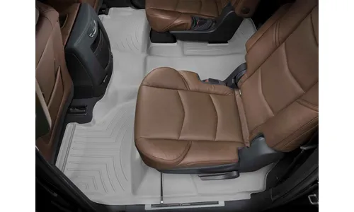 Ковры салона Floorliners HP, 2-3 ряд Cadillac Escalade ESV 2015-2020, серый, Weathertech — фото 1