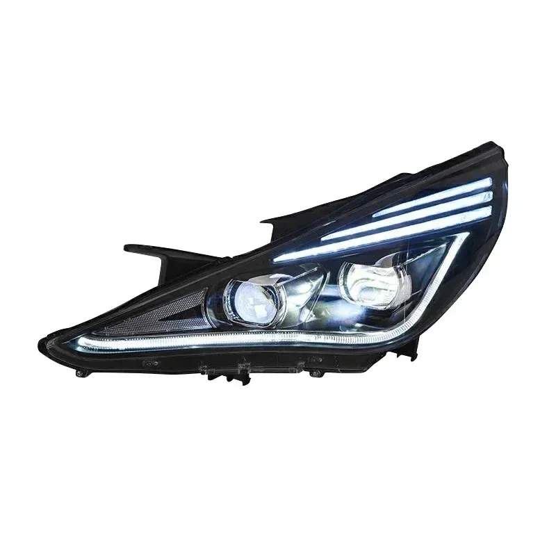 Фары передние LED с ходовыми огнями для Hyundai Sonata (2011-2015), комплект, комплект, FT Carlight Carlight — фото 6