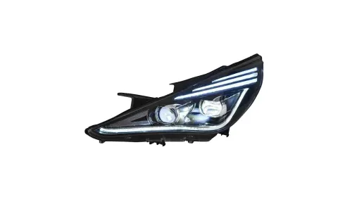 Фары передние LED с ходовыми огнями для Hyundai Sonata (2011-2015), комплект, комплект, FT Carlight Carlight — фото 6