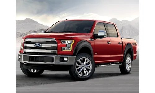 F-150 2021-2023 BUSHWACKER BLACK TEXTURED FENDER FLARES — фото 3