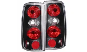 GMC Yukon 2000-2006 задние фонари, цвет черный, коплект, ANZO USA — фото 1