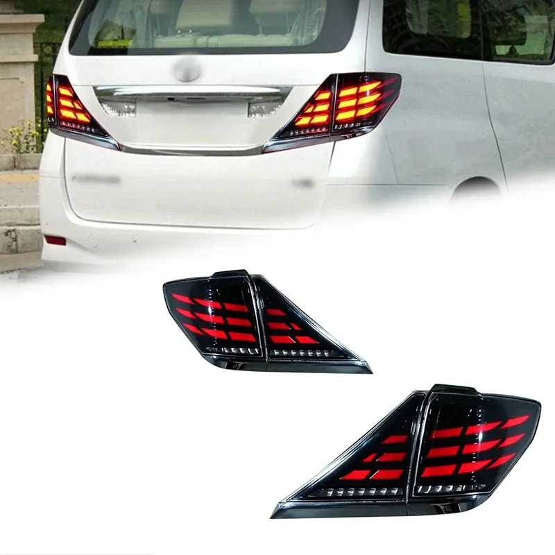 Задние LED-фонари динамический сигнал поворота для Toyota Alphard (2007-2013), комплект, комплект, FT Carlight Carlight — фото 1