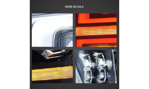 Фары VLAND Full LED матричные улучшенная яркость для Ford F-150 14-го поколения (2021-2023) — фото 3