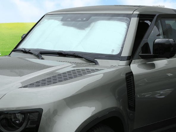 Солнцезащитная шторка Land Rover Defender, реплика — фото 2