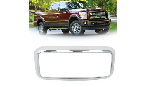 Хромированная пластиковая сверхпрочная решетка для Ford F-250 Super Duty F-350 2011-2016 годов выпуска — фото 1