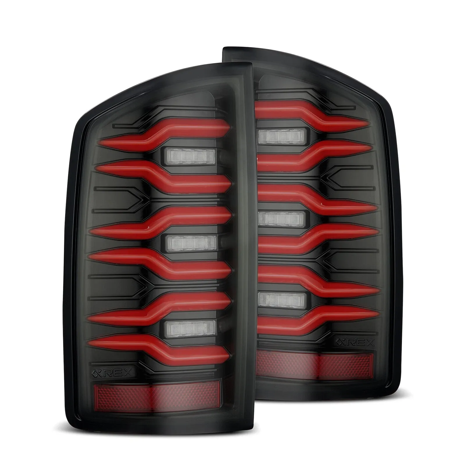Фонари задние светодиодные Luxx Black-Red для Dodge Ram 1500 2002–2006, AlphaRex — фото 2