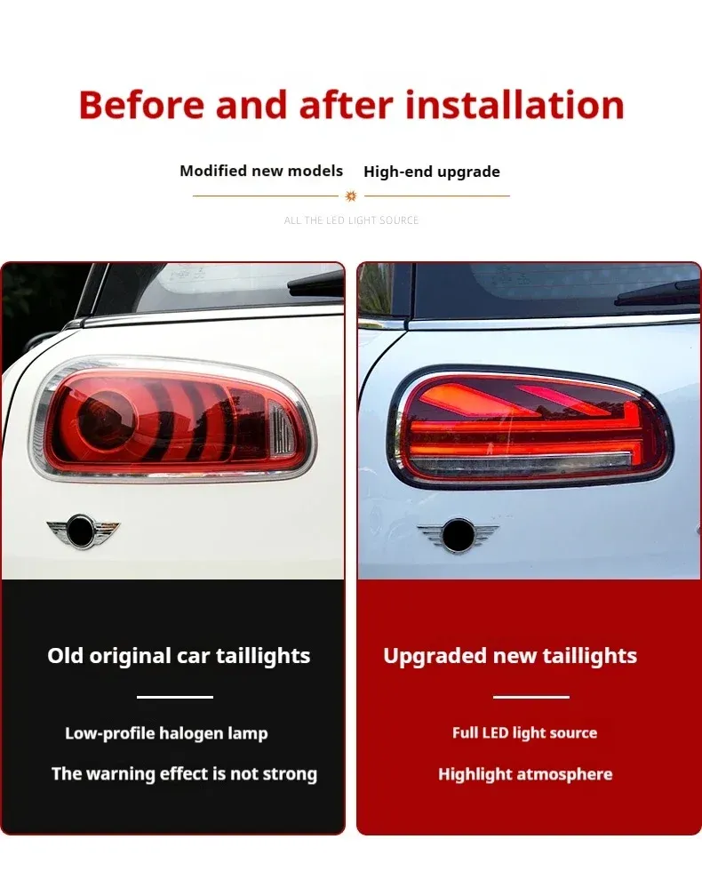 Задние LED-фонари динамический поворотник для Mini Clubman F54 (2014-2023), комплект, комплект, FT Carlight Carlight — фото 7
