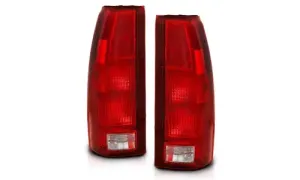 GMC R2500 Suburban 1988-1991 Tail Light красный/прозрачный Lens (OE Replacement), коплект, ANZO USA — фото 1