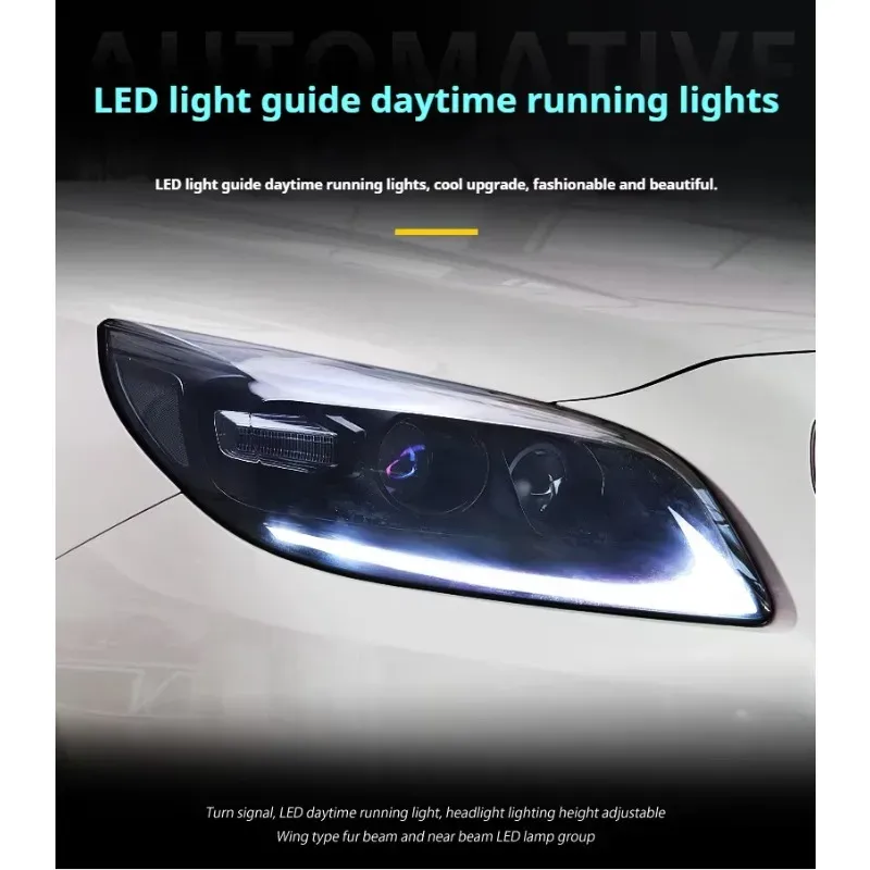 Фары передние LED с ходовыми огнями для Chevrolet Malibu (2012-2014), комплект, комплект, FT Carlight Carlight — фото 2