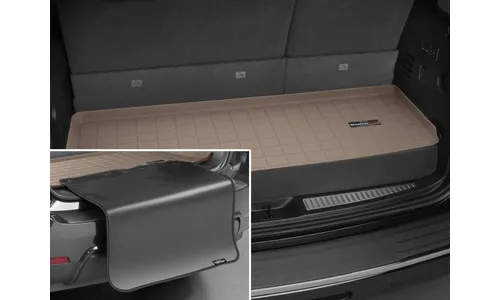 Ковер багажника, за 3 рядом Cadillac Escalade 2021-, бежевый, Weathertech — фото 1