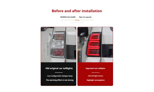 Задние LED-фонари динамический поворотник для Mitsubishi Pajero (2006-2020), комплект, комплект, FT Carlight Carlight — фото 7