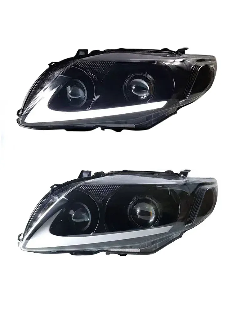 Фары передние LED с ходовыми огнями для Toyota Corolla (2007-2010), комплект, комплект, FT Carlight Carlight — фото 3