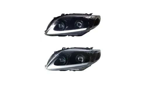 Фары передние LED с ходовыми огнями для Toyota Corolla (2007-2010), комплект, комплект, FT Carlight Carlight — фото 3