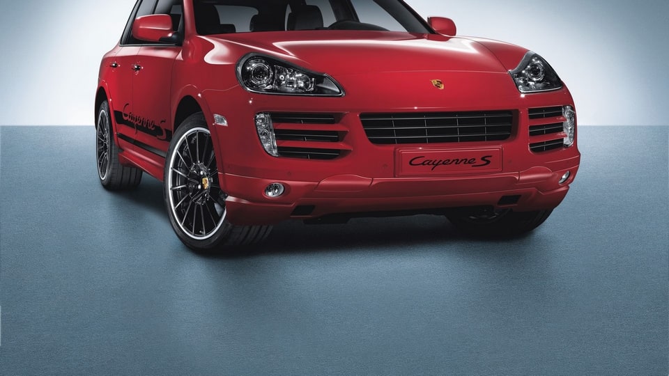 Чёрные биксеноновые фары для Porsche Cayenne 957 — фото 2