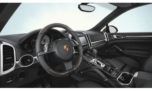 Дополнительный комплект отделки салона Carbon, коричневый umbra для Porsche Cayenne 958 E2 — фото 1