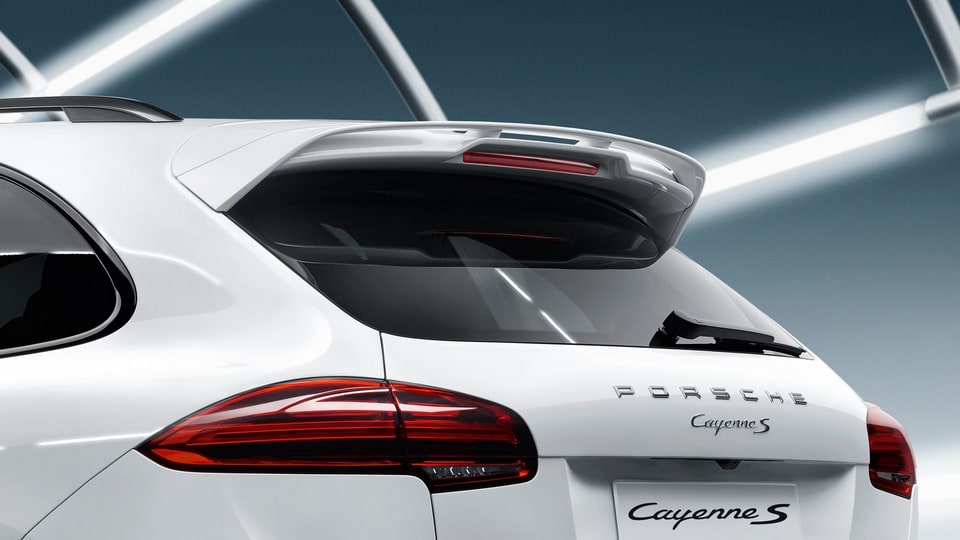 Двухпрофильный спойлер крыши под окраску для Porsche Cayenne 958 E2 II — фото 1