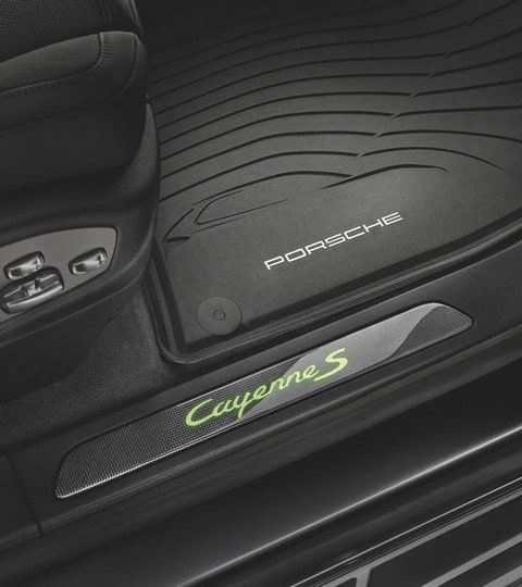 Комплект всепогодных ковриков салона, 4 шт., агатовый серый для Porsche Cayenne 958 E2, Cayenne 958 E2 II — фото 3