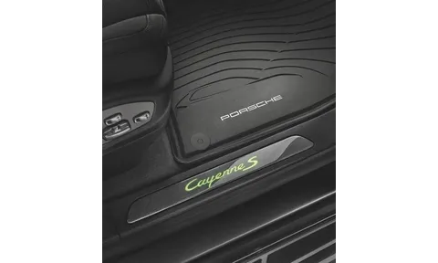 Комплект всепогодных ковриков салона, 4 шт., агатовый серый для Porsche Cayenne 958 E2, Cayenne 958 E2 II — фото 3