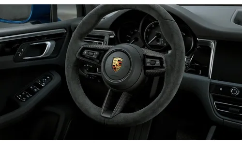 Многофункциональный руль GT Sport Race-Tex с карбоновой накладкой, с Sport Chrono для Porsche Macan 95B (2021–) — фото 1