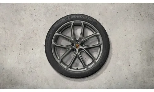 Комплект летних колёс 21 дюймов, дизайн GT Design, Platinum, сатиновый для Porsche Macan 95B (2021–) — фото 1