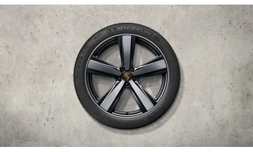 Комплект летних колёс 21 дюймов, дизайн Exclusive Design Sport, чёрный глянцевый для Porsche Macan 95B (2021–) — фото 1